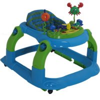Redkite Baby Go Round Rainbow Walker Turquoise Stripe