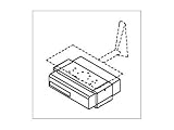 Peerless Ds 40 - Mounting Component ( Mount ) for Vcr Or DVD - Steel - Black