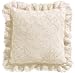 Ivory Butterflies Candlewicking Embroidery Kit-14 Inch x14 Inch
