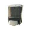 Unisan Clearvu Liquid Soap Dispenser, 30 Oz., 4-1/2W X 4D X 6-1/4H, Black/White