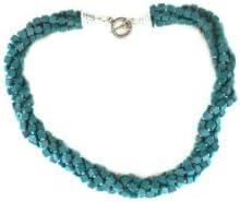 Four-Square Wooden Necklace