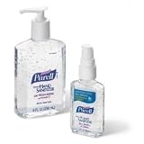 Purell 9606-24 Instant Hand Sanitizer, Clinically Tested, Non-Toxic 2oz Pump Bottle (Pack of 1)