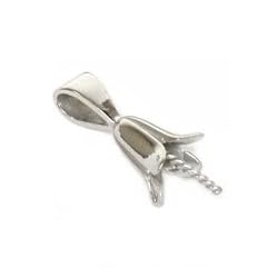 Pearl Pendant Cup Caps Setting Part 14K White Gold