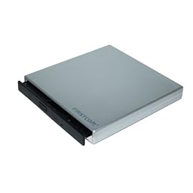 CD ROM 24x Lettore USB 2.0 esterno Super Slim in Argento