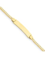 14k 6 Curb Link Child ID Bracelet Cyber Monday Special