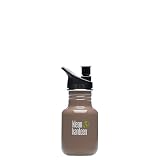 Klean Kanteen Stainless Steel 12 Ounce Water Bottle with 2.0 Sports Cap, Tree Bark