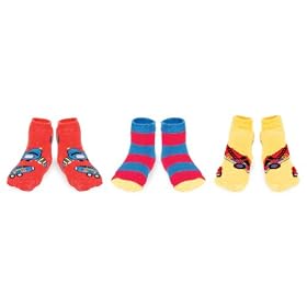 Mud Pie Baby Oh Boy! Sock Set, 3 Pairs
