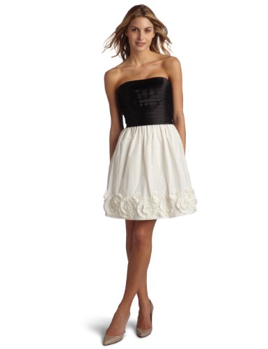 maxandcleo Women's Banded Taffeta Dress