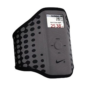 Apple Nike+ Sport Armband with Window for Nano, Black/Gray (TM740LL/A)