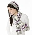 Ladies Luxury Angora Rich Beret Scarf Mitten Winter Set Kelly