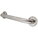 Kingston Brass GB1430ET Exposed Flange Textured ADA 30-Inch Grab Bar with 1.25-Inch Outer Diameter, Stainless Steel