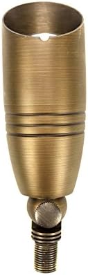 Electric Outdoor Landscape Garden House Patio Copper Brass Spot light with Stand,Lamp Size:50*70 mm / Bi-pin Socket (2 Packs)