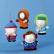 South Park Plush Character Ornament Set