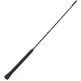 1 X URgreat 16" Replacement Roof Mast Whip Fuba Car Auto Vehicle Radio Antenna Universal Aerial Fit For BMW Z3 Z4 330ci 325ci 318ti M3 Mazda 5 6 Toyota VW Passat B5 Jetta Chevrolet Nissan Aveo Dodge Sprinter Lexus NEW