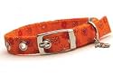 Designer Dog Collar ~ Orange Blossom ~ by Dixie Digs