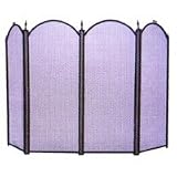 Mintcraft S41010BK-C 4PANEL FIRE SCREEN BLACK