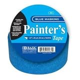 Painting Supplies Bazic (20 Yards) Blue Painter's Masking Tape (pack Of 36) Pack of 36 pcs