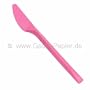 20 Party-Messer Plastik rosa