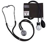Lumiscope Black Blood Pressure and Stethoscope Kit