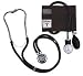 Lumiscope Black Blood Pressure and Stethoscope Kit