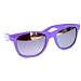 QLook Solid Color Wayfarer Style w/Mirror Lens Sunglasses - (Different Colors)
