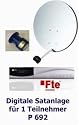 P692 dig. Satanlage 1 TN, 80 beige, FTE Max S 92