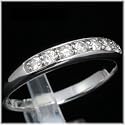 14k White Gold .25 CTW Diamond Estate Band