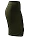 BH B.I.L.Y USA BILY Women's Slim Fit Elastic Waist Band Stretch Pencil Skirt