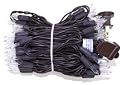 Gerson 66464 MINIATURE SET 100LT CLR BW BROWN WIRE Miniature Christmas Light String Set
