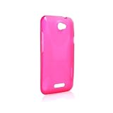 System-S Silikonh�lle Tasche Case Cover Schutz H�lle Pink f�r HTC One X S720Evon "System-S"
