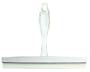 InterDesign 12-Inch Zia Squeegee, Clear/Stainless Steel
