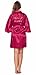 Rhinestone Mother of The Bride Robe for Women Women's Satin Kimonoe for Bridesmaid and Bride Wedding Party