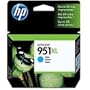 HP 951XL Cyan Officejet Ink Cartridge (CN046AN#140)