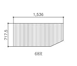 トクラス　バスルーム用巻きフタ（６８Ｒ）【HFFMBDW1AX】　[GFFMBDW1AX]　同等品　浴室