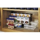 Cabinet Organizer - Stairstep Shelf Organizer - Pantry Shelf Storage - Display System (Clear) (18