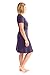 Kindred Bravely The Angelina Ultra Soft Maternity & Nursing Nightgown Dress (Eggplant, Medium)