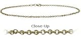 10 K Yellow Gold Belcher Style 10 Inch Anklet