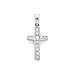 Cross Diamond Pendant 14k White Gold Religious