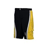 Descente 2008 Men's Leibnitz Mountain Bike Shorts - Black/Mustard - 10068bkmu