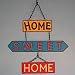 Home Sweet Home Retro Hanging Metal Sign