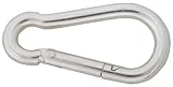 3 1/8 Lg., 3/8 Snap opening, 5/16 dia. stock, 280 lbs. Working load, Spring Hook, Plated Formed Steel (1 Each)