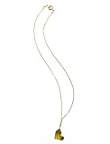 Nashelle Designs Surface Heart Necklace, Color Gold