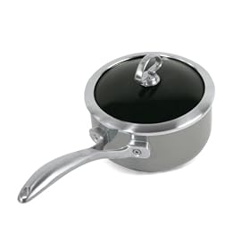 Buy Chantal Copper Fusion 2 Quart Sauce Pan with Lid, Platinum
