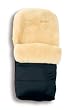 Kaiser Stroller Sheepskin Foot Muff Natura (Black)