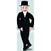 Charlie McCarthy Ventriloquist Doll