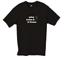 "spring broken at St Thomas" -- 100% Cotton Tee with funny 'Trippinstuff' Design in over 30 color choices