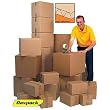 A4 Sized Postal Packing Cardboard Boxes - 12" x 9" x 9" Single Wall Box - Pack of 25