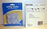 Homz 24 Pack Peel Utility Hooks