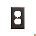 Baldwin 4752.112.CD Classic Square Beveled Edge Duplex Switch Plate, Venetian Bronze