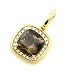 VVS Smokey-Brown Topaz & White Diamonds title=
